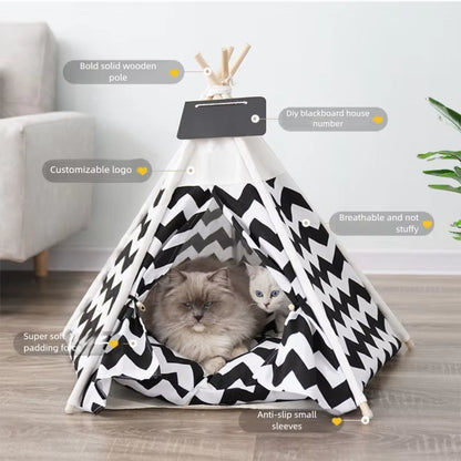 Stylish Tent Hideaway for Cats, Dogs & Adventurous Naps